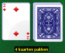 Pesten: kaarten pakken