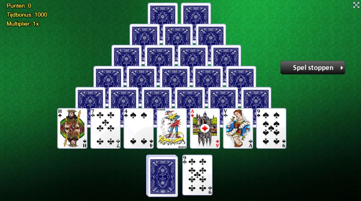 Tower Solitaire: de toren